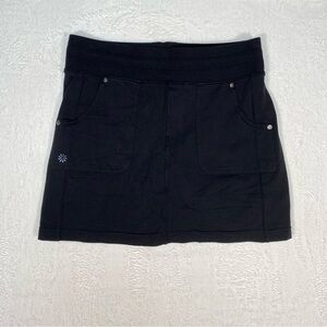 Athleta Northpeak Skort Skirt Black Size Small Tennis Outdoor Workout Activewear